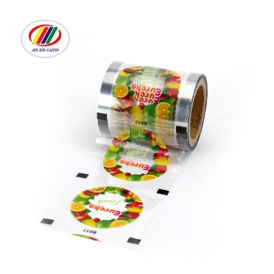 China Bubble Tea Sealing Film Disposable Easy Peelable Lidding Film Customized Food Grade PP Heat Seal Printing Film Cup Moisture Proof Clear Sealing Film à venda