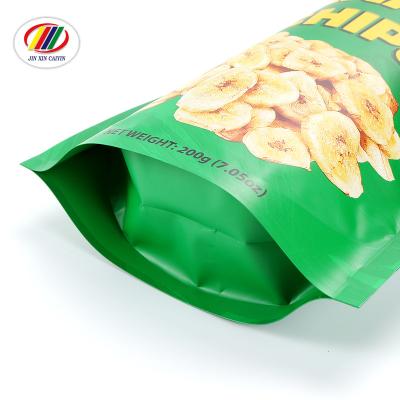 China Fashionable Easy Open Plastics Wrap Metallic Nitrogen Heat Seal Potato Chips Filling Plantain Chips Packaging Bags en venta