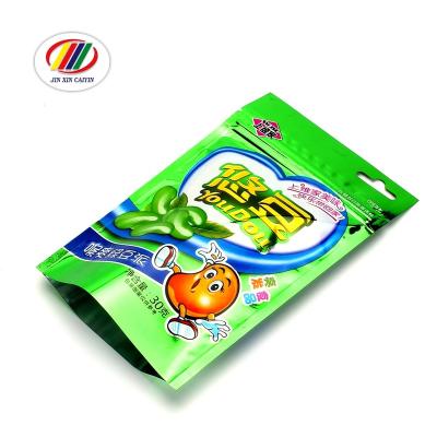 중국 Factory Direct Sale Chinese Custom Color Candy Moisture Proof Bag Printing Vertical Aluminum Foil Zipper Bag Suitable For Packaging Snacks 판매용