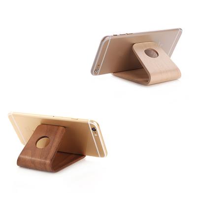 China Customsized Wooden Phone Stand Stand Holder Stand For Ipad For IPhone Watch 7 8 Phone Wood Stand Soft Surface for sale