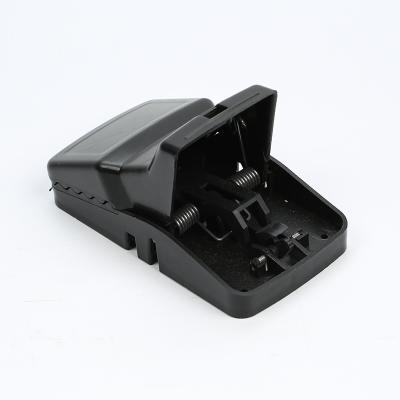 China Viable Black Plastic Mouse Trap Small Portable Mouse Trap Fast Action Strong Power Rat Trap for sale