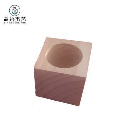 China Europe Plants Solid Flowerpot Cube Wooden Ecocube for sale