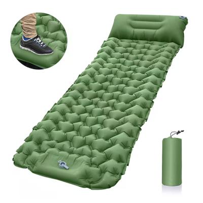 China Outdoor Portable Carbon Fabric Esschert Design Self Inflating Camping Sleeping Pad for sale