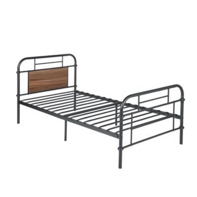 China Esschert Modern Design Metal Adjustable Black Folding Metal Single Bed Frame For Sale for sale