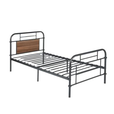 China Fast Shipping Esschert Metal Single Stock Bed Frame Modern Design 195.5*9.3*88.5cm for sale