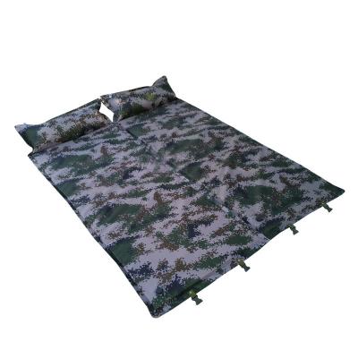 China Esschert Design 3cm Thick Camouflage Air Cushion Home Automatic Outdoor Survival Inflatable Camping Furniture Bedroom Mat for sale