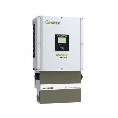 China FOR COMMERCIAL ROOFS AND SMALL PROJECTS Growatt 3.3KW 3.6KW 4KW DISTRIBUTION Three Phase 200~1000VDC 2MTTPs USA Model PV Inverter Commercial Rooftop Inverter for sale