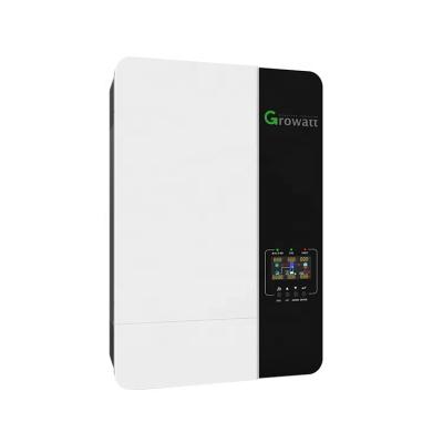 China Configurable Growatt SPF5000W Inverter Off-Grid Storage Single Phase Inverter ES 230VAC 80A PV Grid or Solor Input Priority, Working Solar Inverter for sale