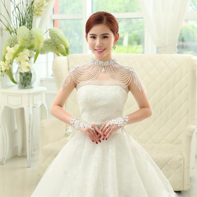 China Fashion Romantic Wedding Bridal Crystal Tassel Shoulder Chain Body Jewelry for sale