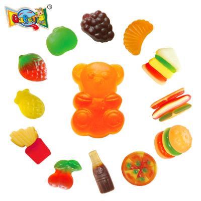 China Vegan Halal Gummy Sugar Free Sweets Friendly Natural American Flavor Free Sweet Sour Soft Sour Gummy Fruit Gabet Candy Caramelos for sale