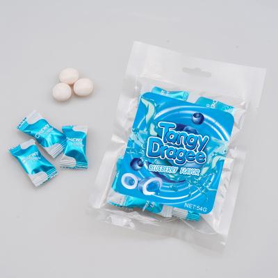 China Natural blueberry flavor chewing OEM wholesale halal package candy candy candy jelly fruit sour wholesale for sale