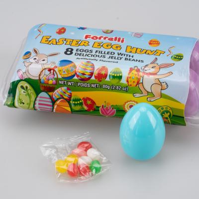 China Factory Wholesale Normal Candy Jelly Dragee In Sour Egg Candy Candy Tray OEM Pack Chewing Toy Gummy Candy Bulk Sugar for sale