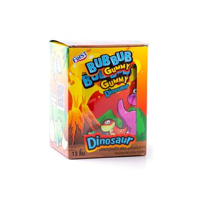 China Wholesale natural vegan gummy candy surprise dinosaur caramelo fruit jelly factory candy healthy candy for sale