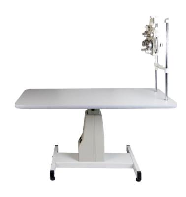 China Hot Selling Europe Luxury Style Surgical Instrument Motorized Table With Optical Ophthalmic Electric Standard For Medical Phoropter Optometry for sale