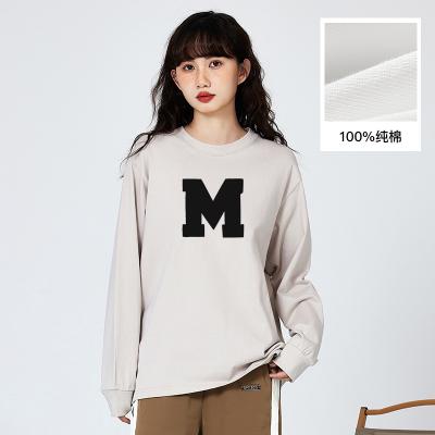 China Long Sleeve Blank Basic Custom Design Support  Thicken Solid Color Style O-Neck sweatshirt T shirt boy for sale