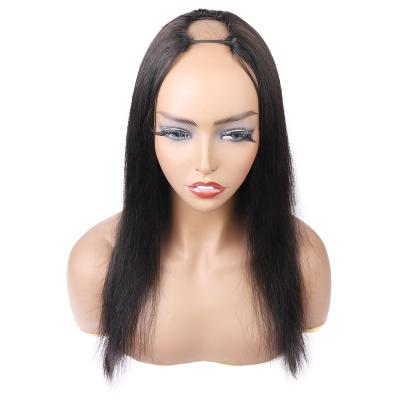 China Wholesale Raw Silky Straight Wave Color Woman CASIA Glueless Wig Cuticle Aligned Virgin Brazilian Silky Straight U Part Hair Wig for sale