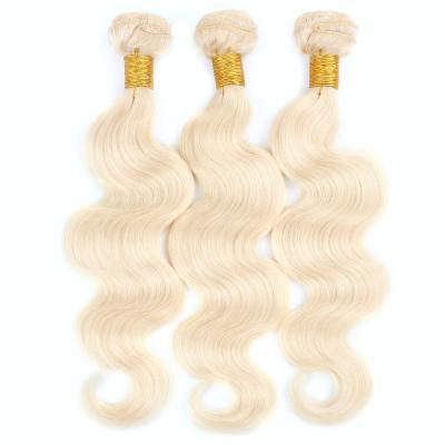 China Casia Brazilian Virgin Hair Top Quality 613 Brazilian Body Wave Hair Silky Blonde Body Wave Hair Bundles for sale