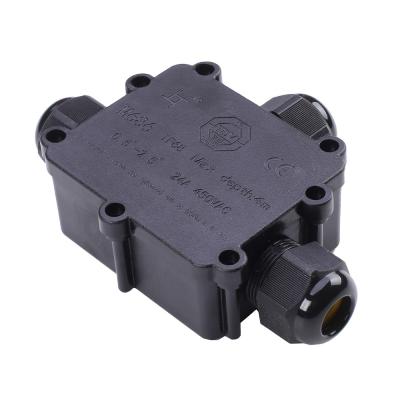 China 94-V2 T Type 3 Way Box IP68 Plastic Enclosure Types Waterproof Underground Electrical Junction Box for sale