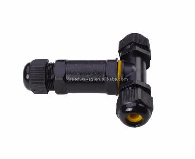 China New Designed Greenway Power M685 IP68 Waterproof Connector With Black T Type Connector for sale