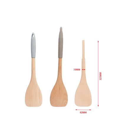 China Cooking Utensils Set Nonstick Pan Kitchen Utensils Wooden Spatula Durable Cooking Utensils for sale