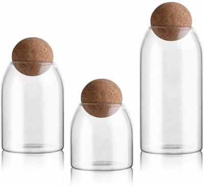 China Airtight Seal Wooden Jar Lid Wood Ball Lids Food Storage Canister For Tea Coffee for sale