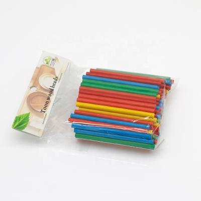 China Colorful Birch Wood Montessori Toy Unisex Wooden Counting Sticks for sale