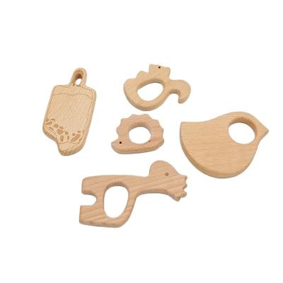 China Wooden Baby Toys Montessori Toys Fun Animal Toys, Smooth Natural Wood, Wood Animal Learning Toy for sale