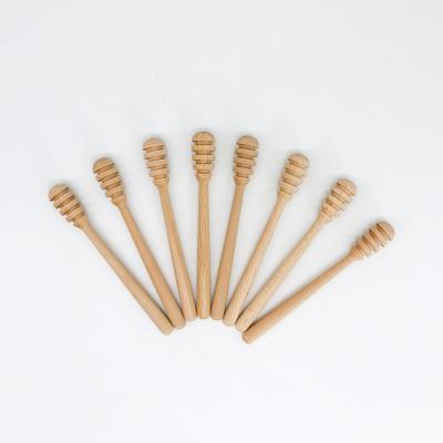 China Customized Logo Varnished Wooden Muddler Collectible Honey Muddler Stirrer for sale