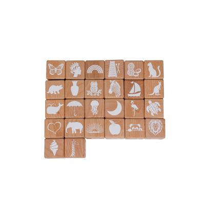 China Unisex Animals Theme Number Sorting Board 1.25inch ABC Building Blocks for sale