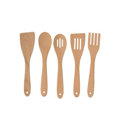 China birch wood kitchen spoon set for sale