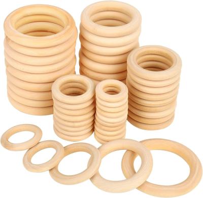 China Wooden Rings for Crafts, Macrame Rings, Wood Teething Ring for sale