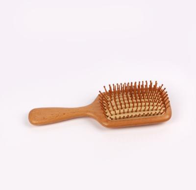 China Wooden Paddle Brush,Natural Beech wooden Handle Hair  Brush -wooden massage comb for sale