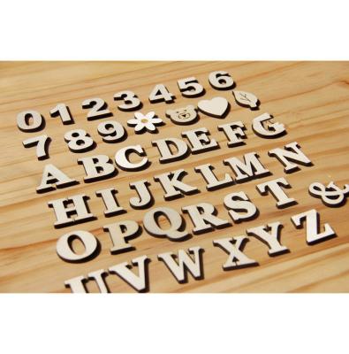 China Wooden Craft Letters - Natural Wood Alphabet Capital Letters - Cutout Wooden Letters for Home Decor and Kids Learning for sale