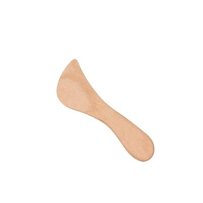 China Wholesale Mini Wooden DIY Skincare Mask Spoon Cosmetic Face  Mask Brush Wooden Bamboo Handle And Spatula for sale