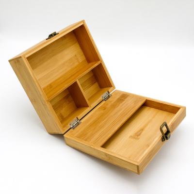 China Wooden Tea Bag Organizer  Tea Packet Collection Box Tea Chest Storage Holder -7*7.5*3.5