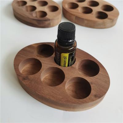 China Wooden Essential Oil stand wooden  Organizer wooden rack for sale