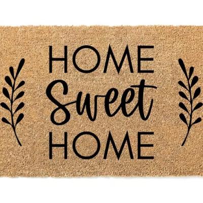 China Home Sweet Home Doormat Welcome Doormat Front Door Mat for sale