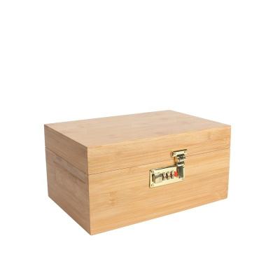 China Bamboo Stash Box Bundle with  Rolling Tray Storage Set and Lock, Locking Stash Box and Full Set of Tools for sale