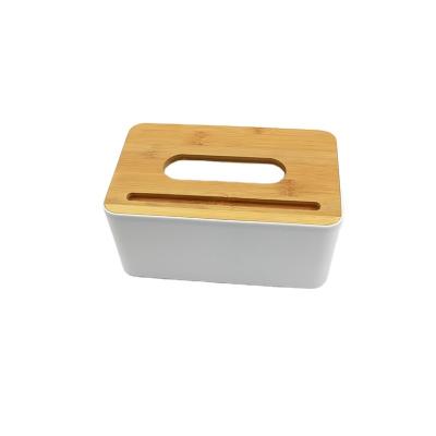 China Manufacturers wholesale exquisite household goods wooden tissue storage box for sale