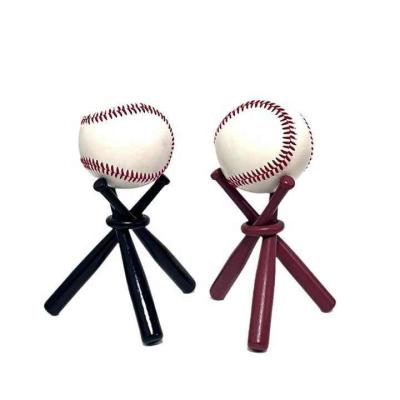 China Baseball Stand Baseball Holders for Baseball Bat Display Stand Holder for Tables for Kids and Sports Lover for sale