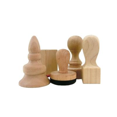 China Natural Wood Stamp Handle, Children's Montessori Stamp Toys for sale