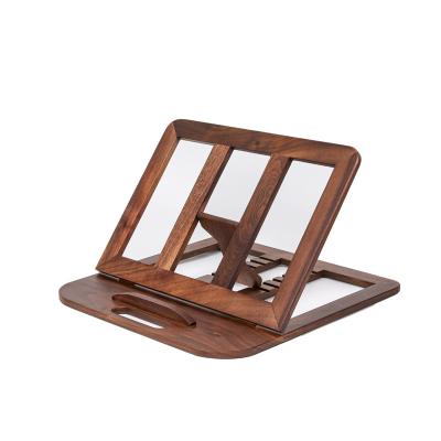 China Tablet Stand Holder Adjustable Foldable,Multi-Angle  Wooden Organizer Desktop Holder for stable for Drawing,Watching for sale