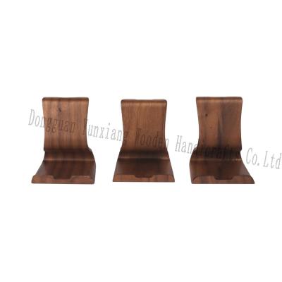 China Wood Cell Phone Holder Stand, Wood Tablet Holder Wooden Desktop Dock Cradle for All Smartphones for sale