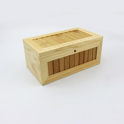 China Bamboe Stash Box - opslag voor kruiden en accessoires∙ 100% bamboe met natuurlijke afwerking Te koop