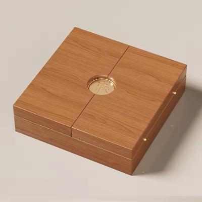 China Customized high quality luxury wooden food gift box storage box product display box for sale