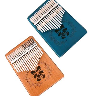 China 17-KEY Kalimba Houten duimpiano voor kinderen en volwassenen Beginners Draagbare muziekdoos Aanpasbaar logo Geschenk Te koop