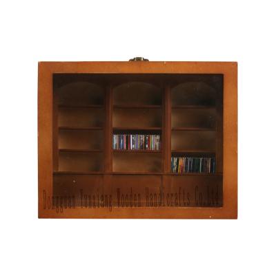 China Wooden Anxiety Bookshelf, Shake off Your Anxiety, Wooden Display Shelf for sale