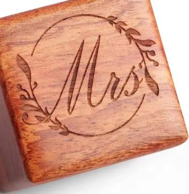 China Handmade Wooden Wedding & Engagement Ring Box. Customizable Premium Quality for Your Special Day. for sale