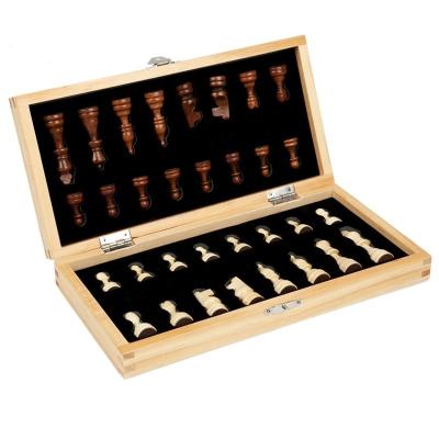 China Handmade European Professional Tournament Chess Set with Wood Case for sale