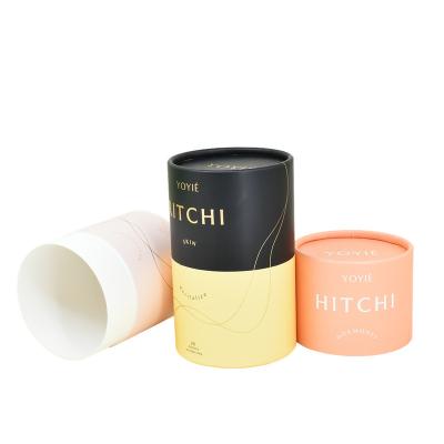 China Recycled Materials 100% Recycled Luxury Boxes Wholesale Backing Kraft Paper Cardboard Material Round Gift and Box Paper Tube Craft Paper Packaging Craft for sale